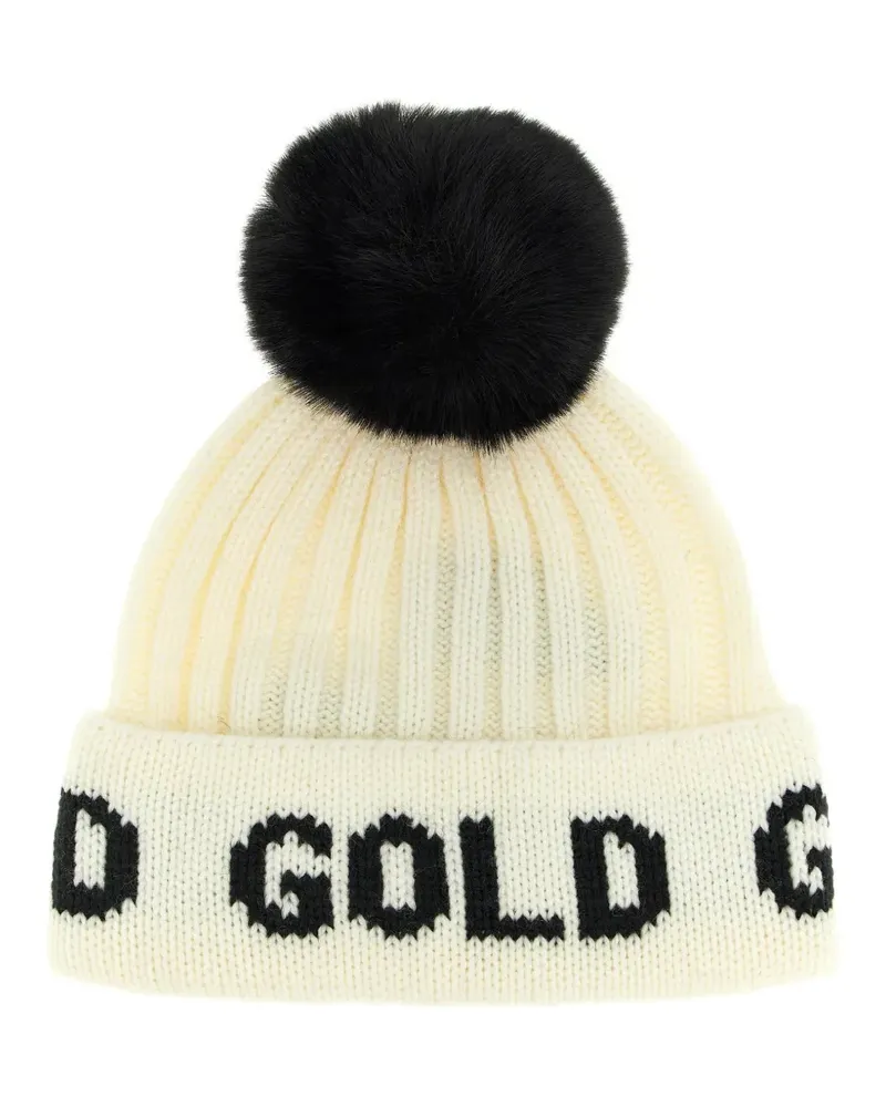 GOLDBERGH Gerippte Beanie - Weiß Weiß