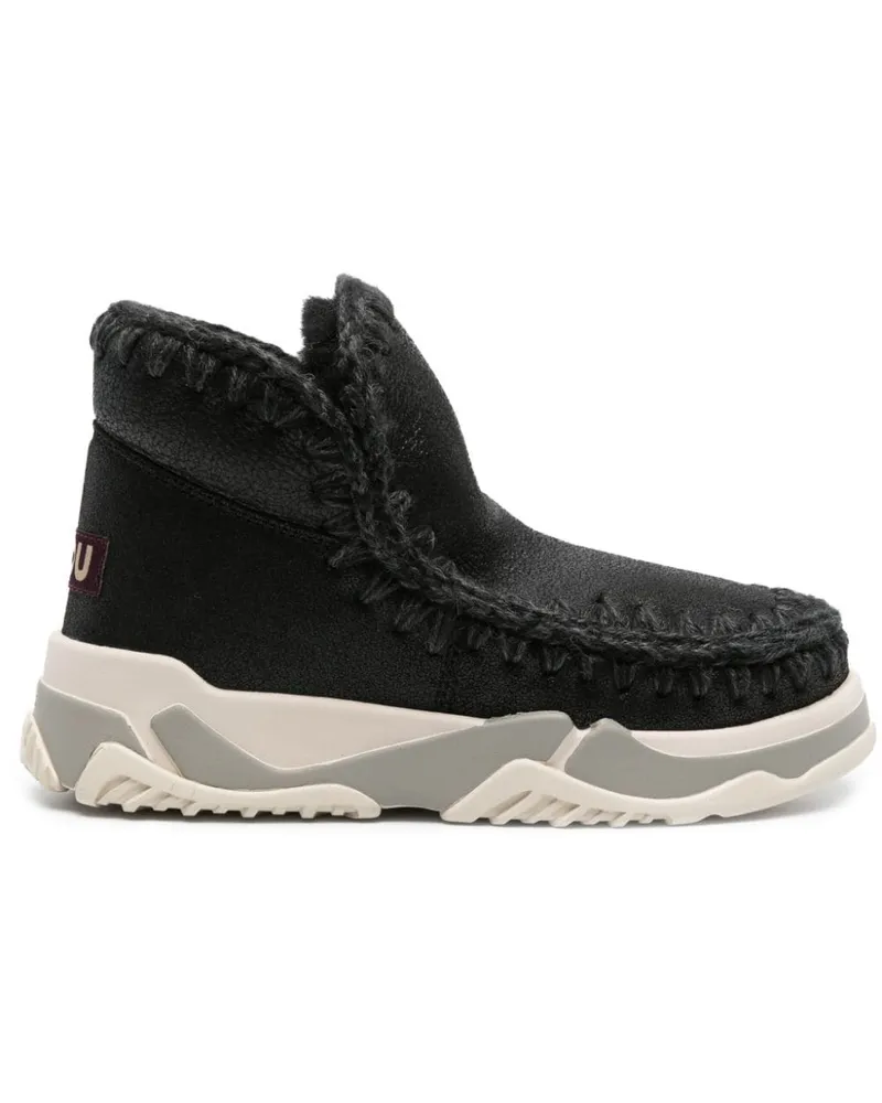 Mou Eskimo Sneaker-Boots Schwarz