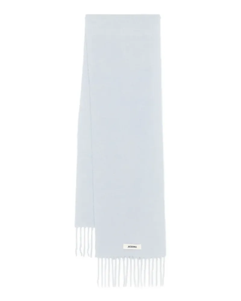 Jacquemus Schal mit Fransen - Blau Blau