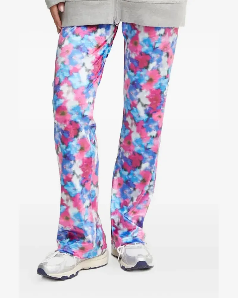 adidas velour track pants - Blau Blau