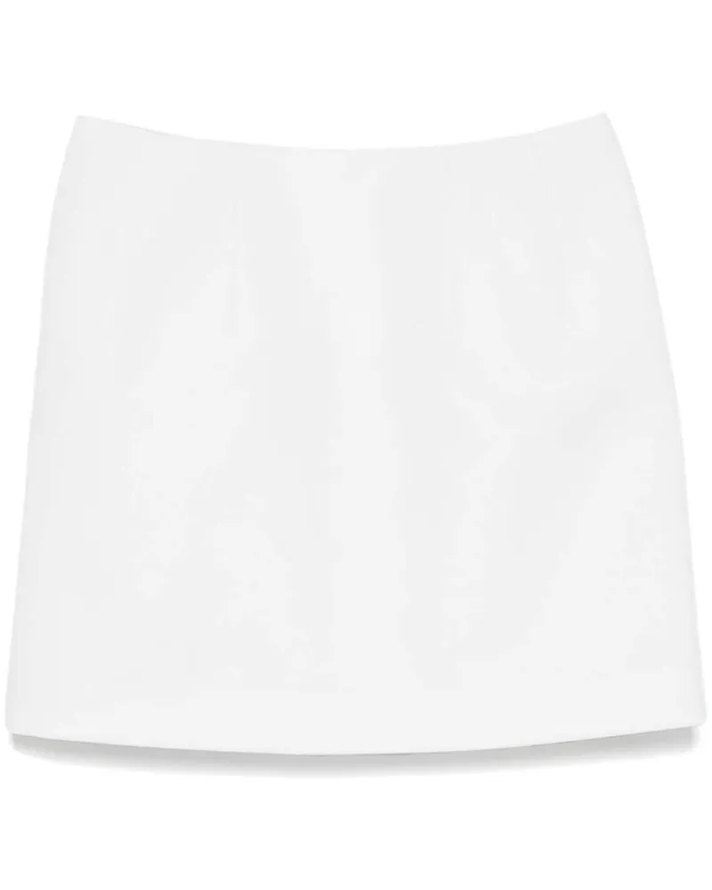 Carven Minirock aus Twill - Weiß Weiß