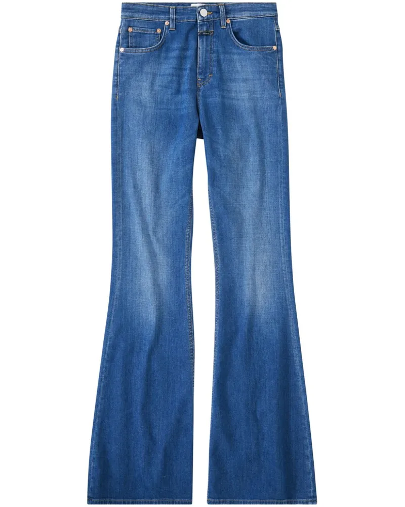 Closed Rawlin Schlagjeans mit hohem Bund - Blau Blau