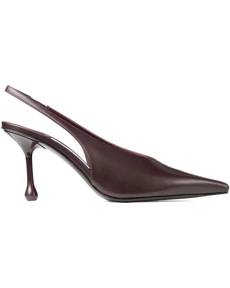 Jimmy Choo Isa Slingback-Pumps 80mm - Braun Braun