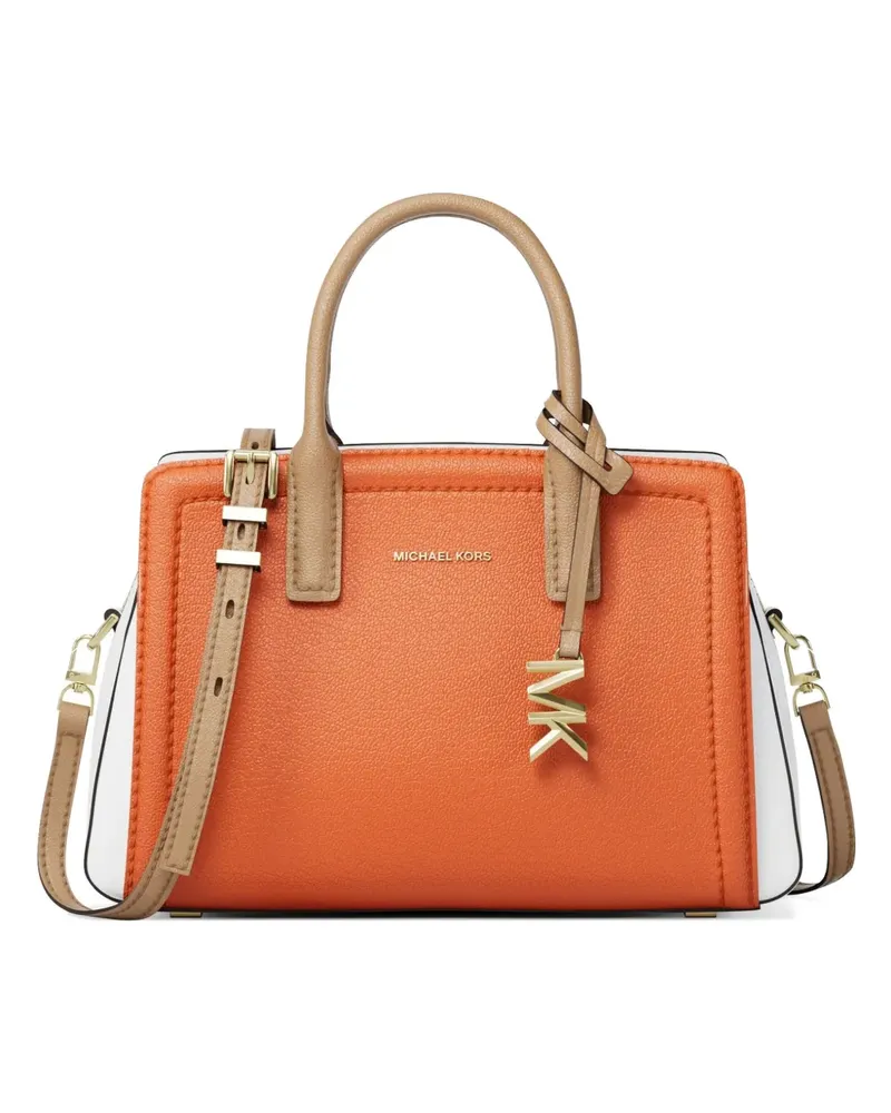 Michael Kors Mittelgroße Laila Satchel-Tasche - Orange Orange