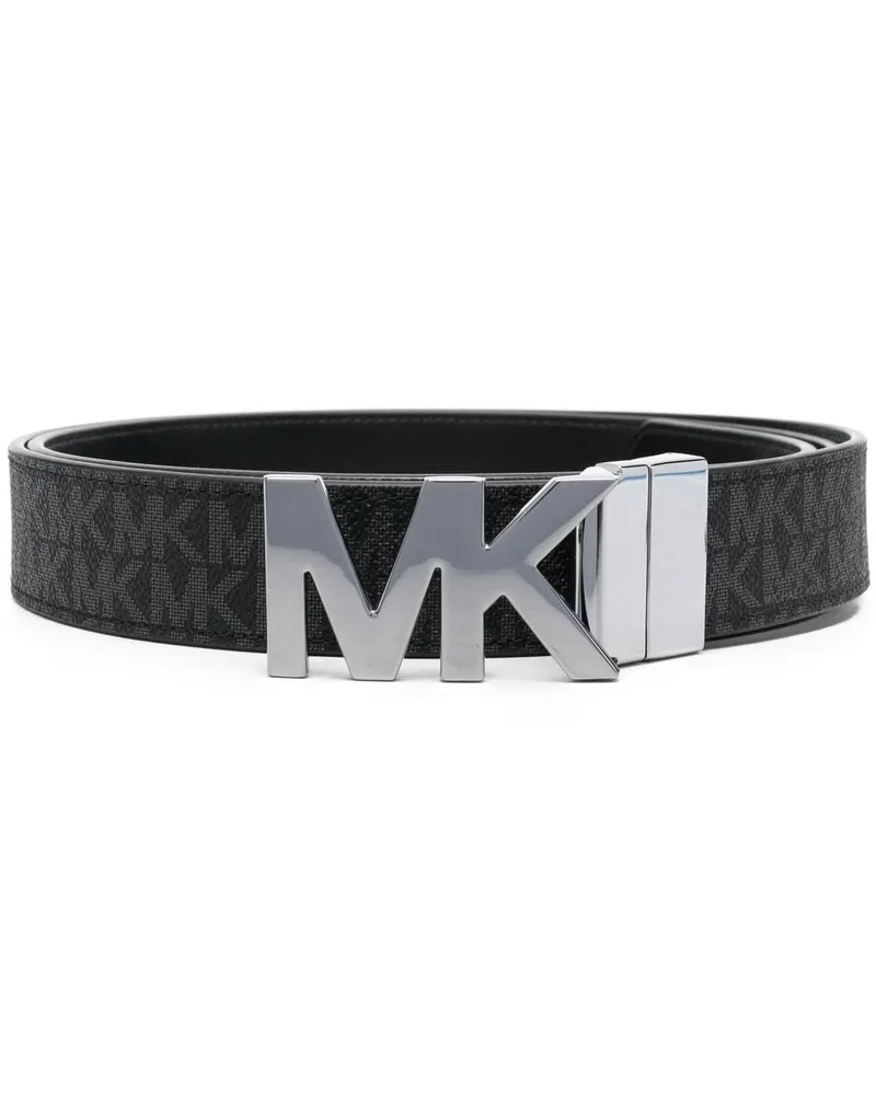 Michael Kors Gürtel mit Logo-Schnalle - Schwarz Schwarz