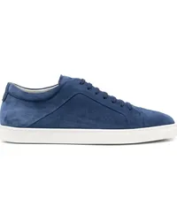 Giorgio Armani Sneakers aus Wildleder Blau