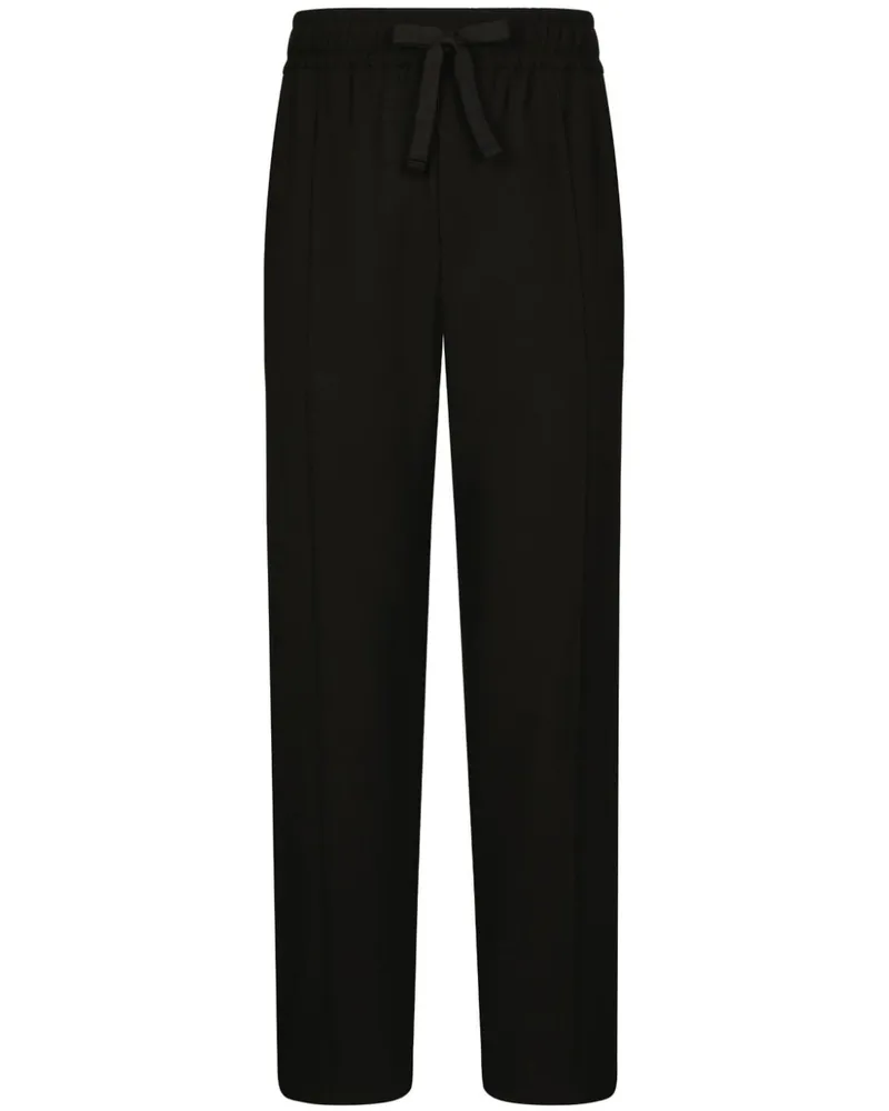 Dolce & Gabbana Jogginghose aus Wolle - Schwarz Schwarz