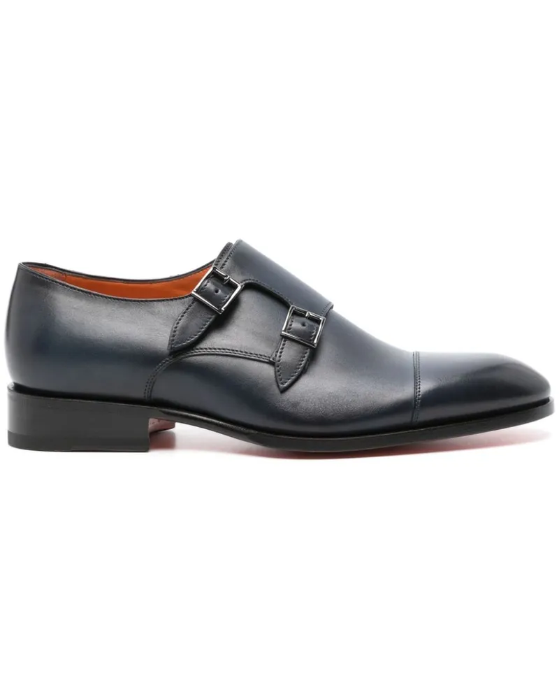 Santoni Klassische Monk-Schuhe Blau