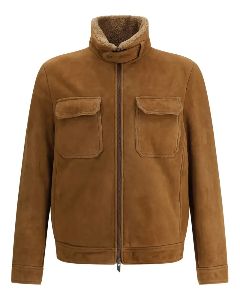 Salvatore Santoro Jacke aus Wildleder - Braun Braun