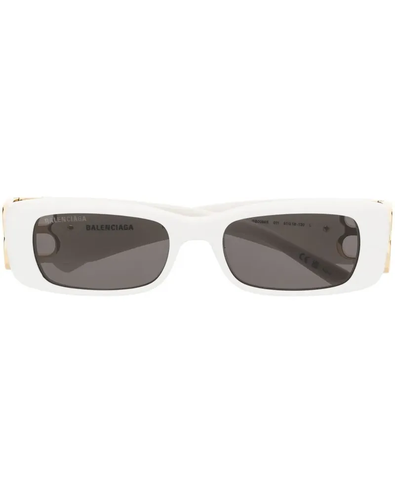 Balenciaga BB0096S Sonnenbrille - Weiß Weiß