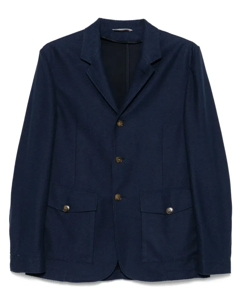 Canali Einreihiges Sakko - Blau Blau