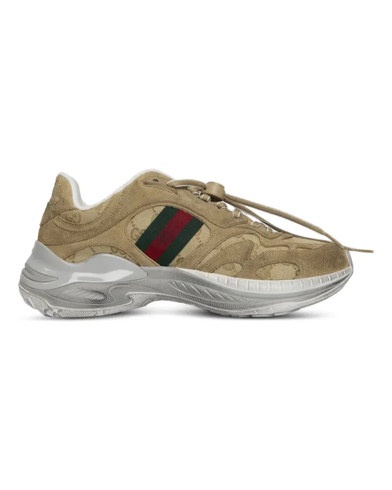 Gucci leather sneakers - Braun Braun