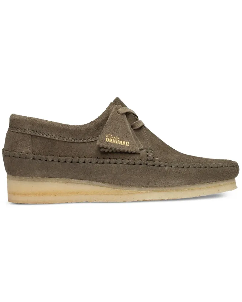Clarks Schnürschuhe aus Wildleder - PALE KHAKI SUEDE Pale