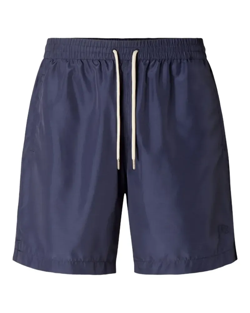 Jacob Cohën logo-patch swim shorts - Blau Blau