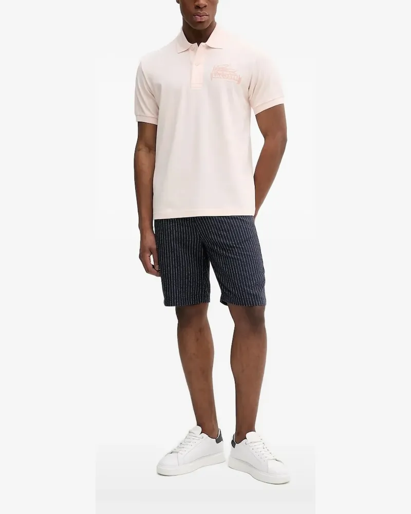 Lacoste Poloshirt mit Logo-Print - Rosa Rosa