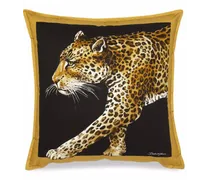 Mittelgroßes Kissen mit Leoparden-Motiv