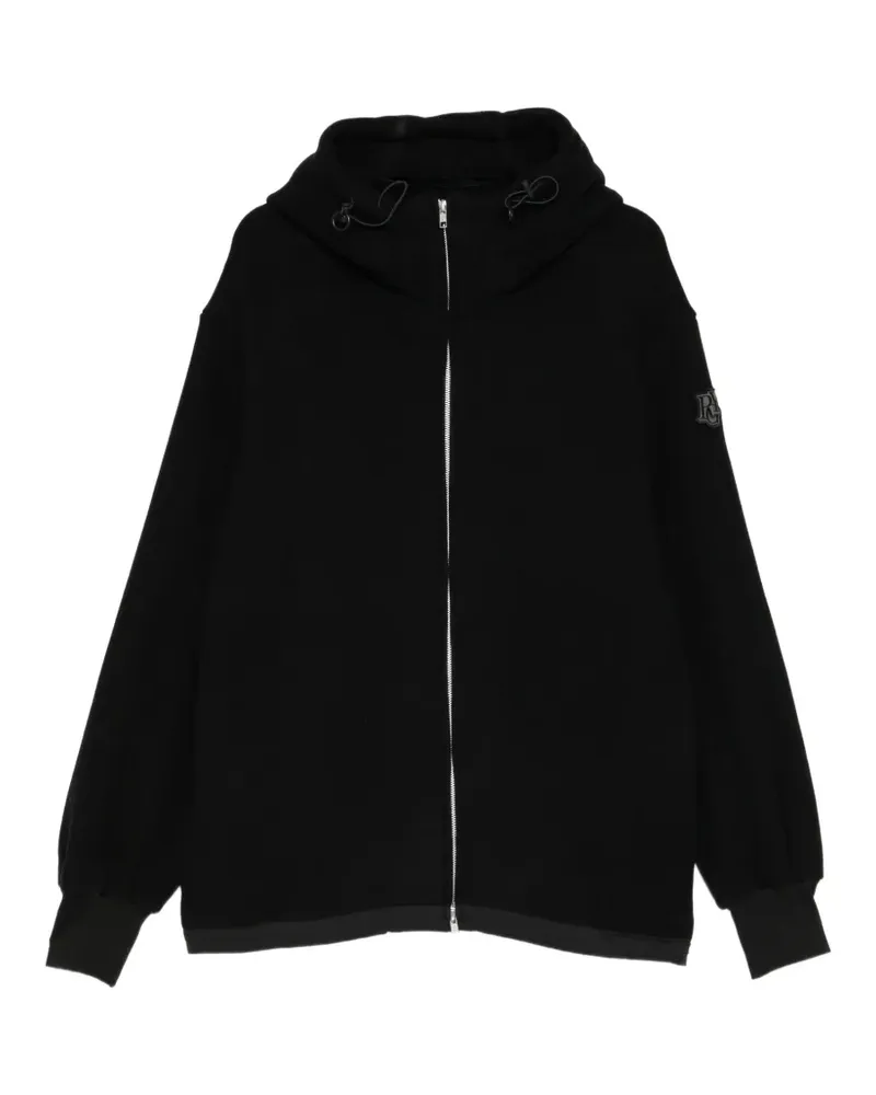 Yohji Yamamoto Liy Kapuzenjacke - Schwarz Schwarz