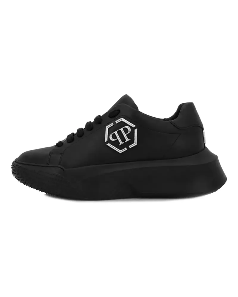 Philipp Plein Godzilla Runner Hexagon Sneakers - Schwarz Schwarz