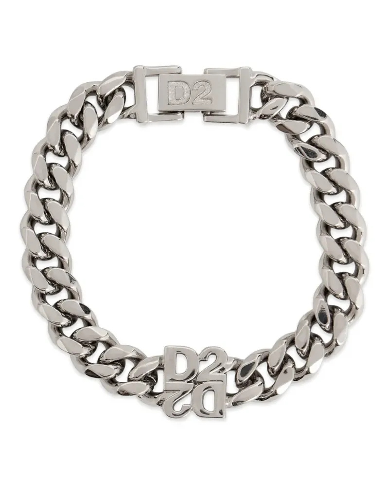 Dsquared2 D2 Upside-Down Armband - Silber Silber
