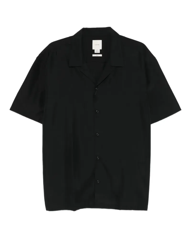 Calvin Klein camp-collar shirt - Schwarz Schwarz