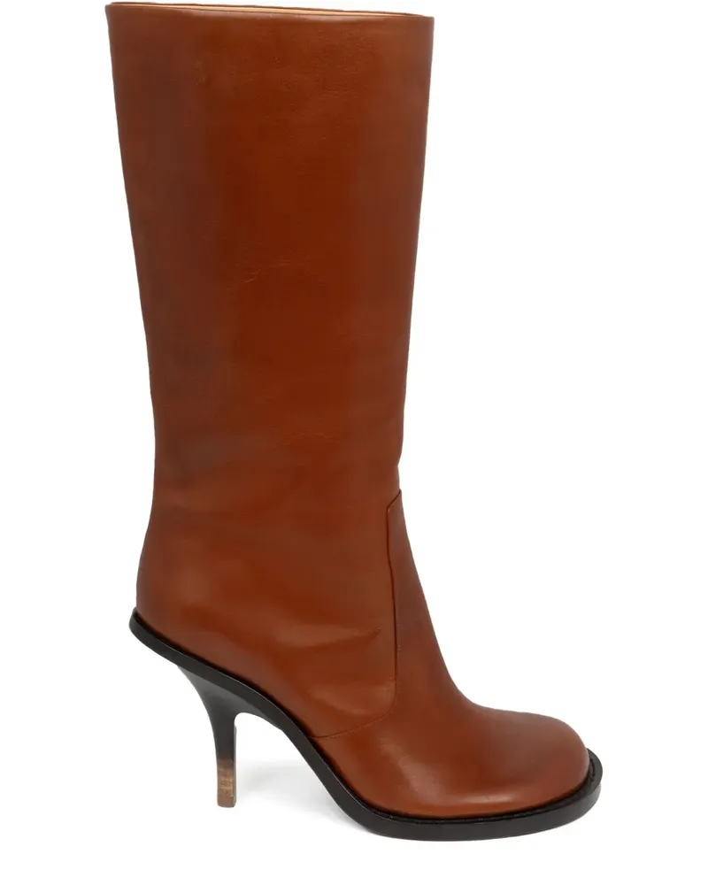 Dries van Noten Stiefel mit runder Kappe 90mm - Braun Braun