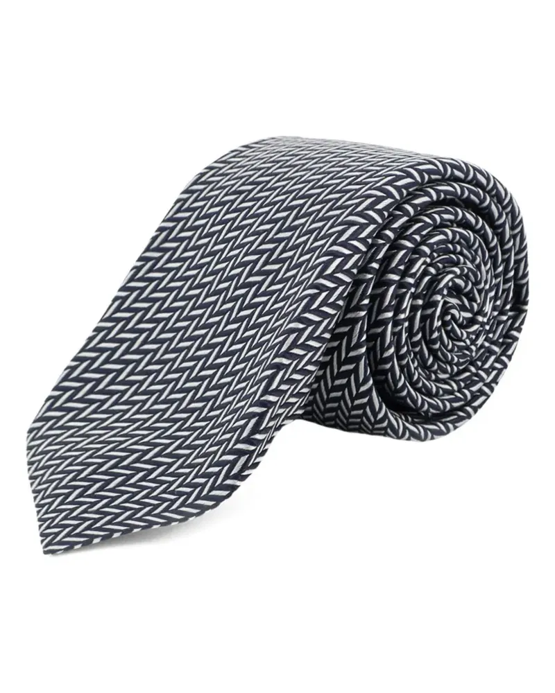 Kiton silk tie - Blau Blau