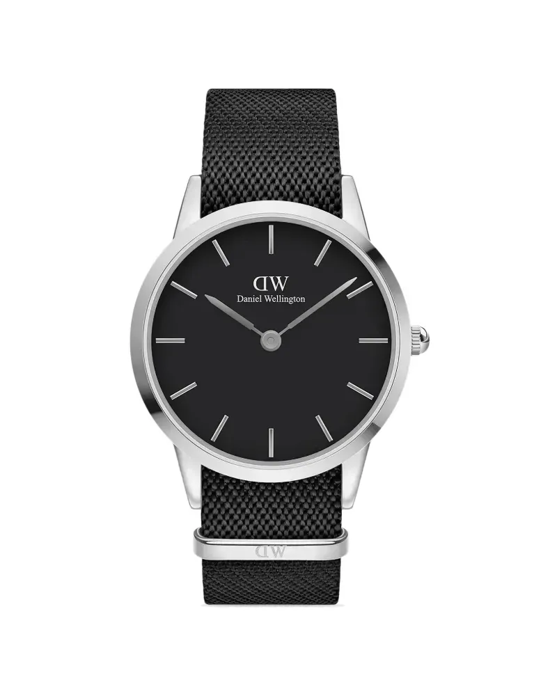 Daniel Wellington Iconic Nato 40mm - Schwarz Schwarz
