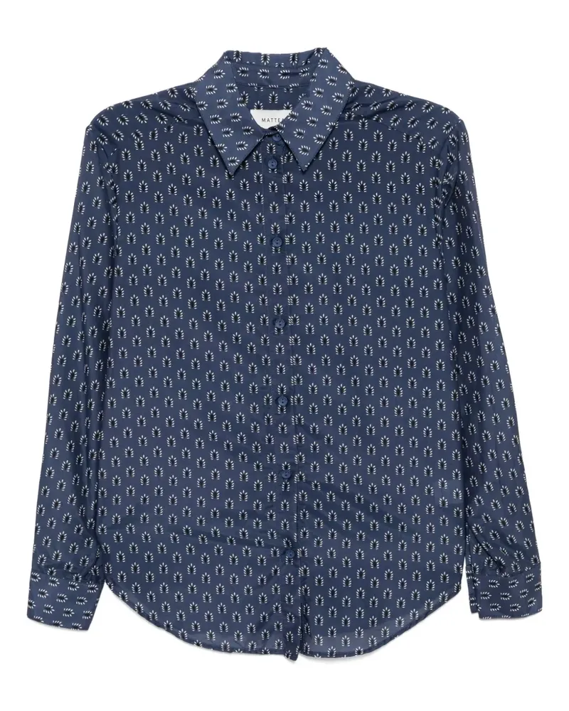 Matteau Hemd mit Print - Cassis Cassis
