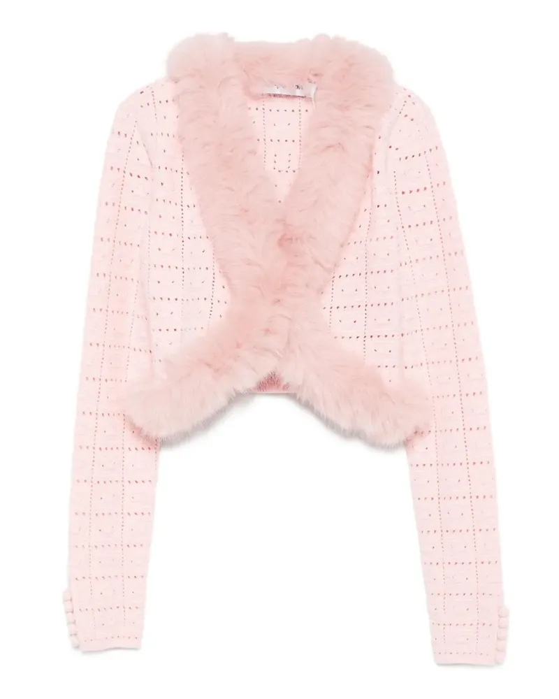Self-Portrait Klassischer Cardigan - Rosa Rosa