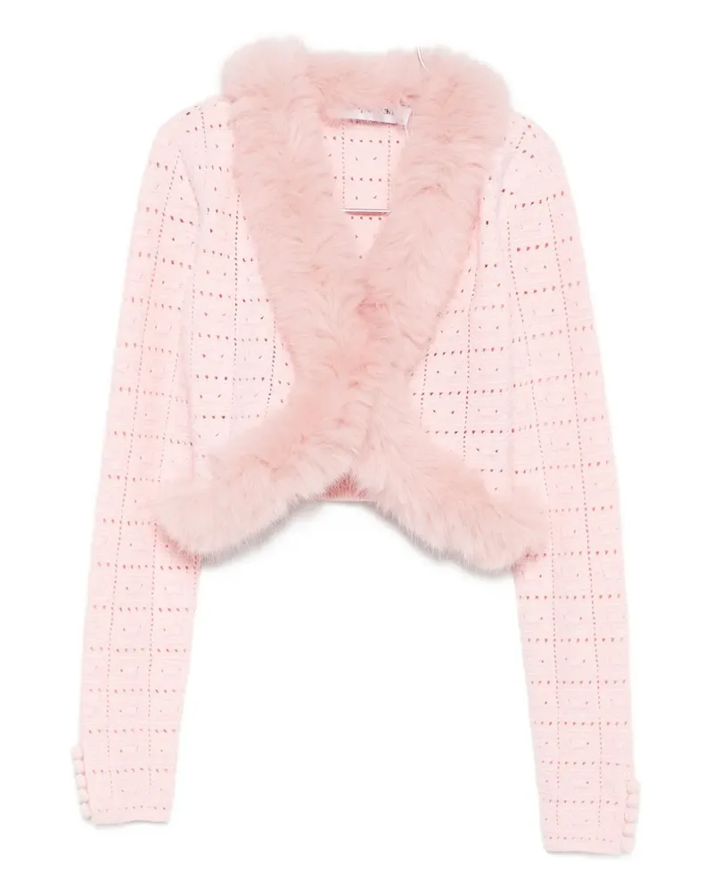 Self-Portrait Klassischer Cardigan - Rosa Rosa
