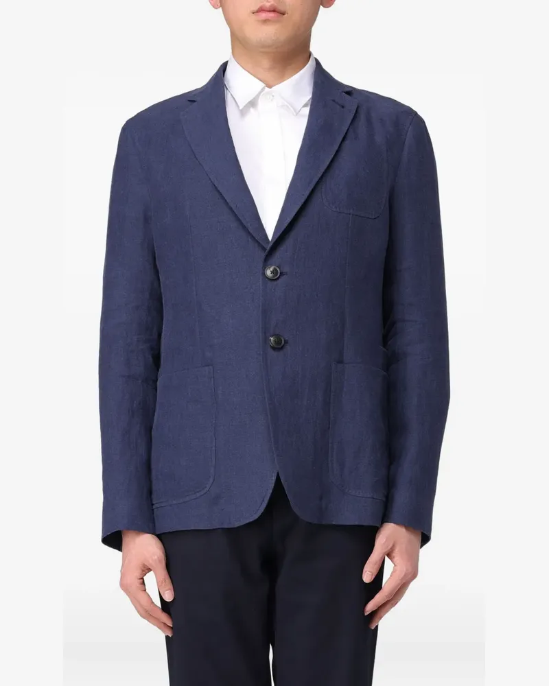 Giorgio Armani Einreihiges Sakko - Blau Blau