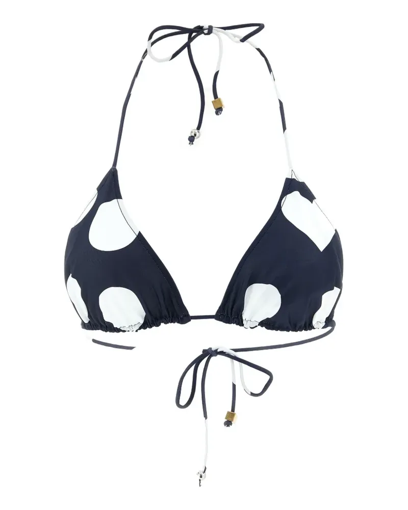 Jacquemus Le Haut De Plage Triangle bikini top - Blau Blau