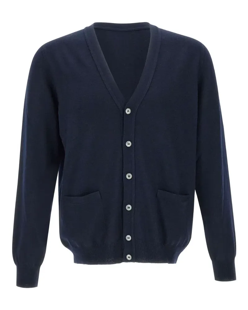 Gran Sasso Klassischer Cardigan - Blau Blau