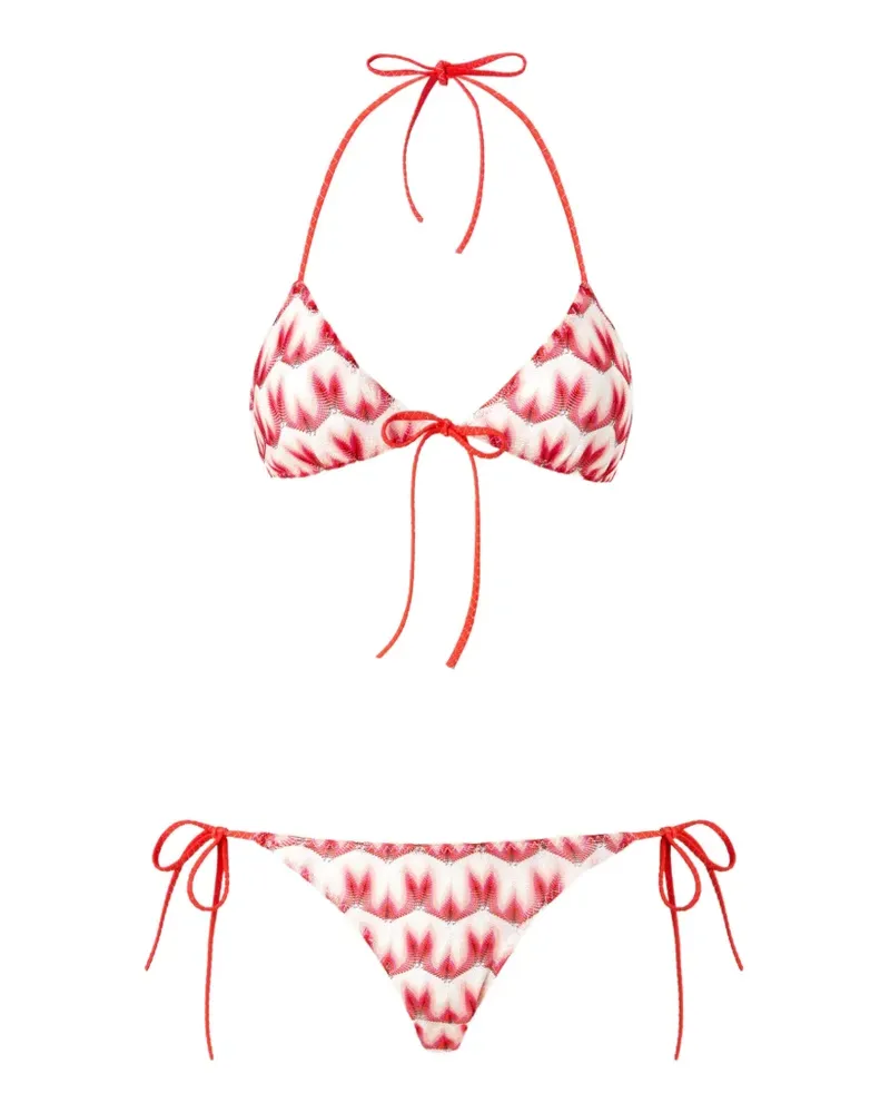 Missoni printed bikini - Weiß Weiß