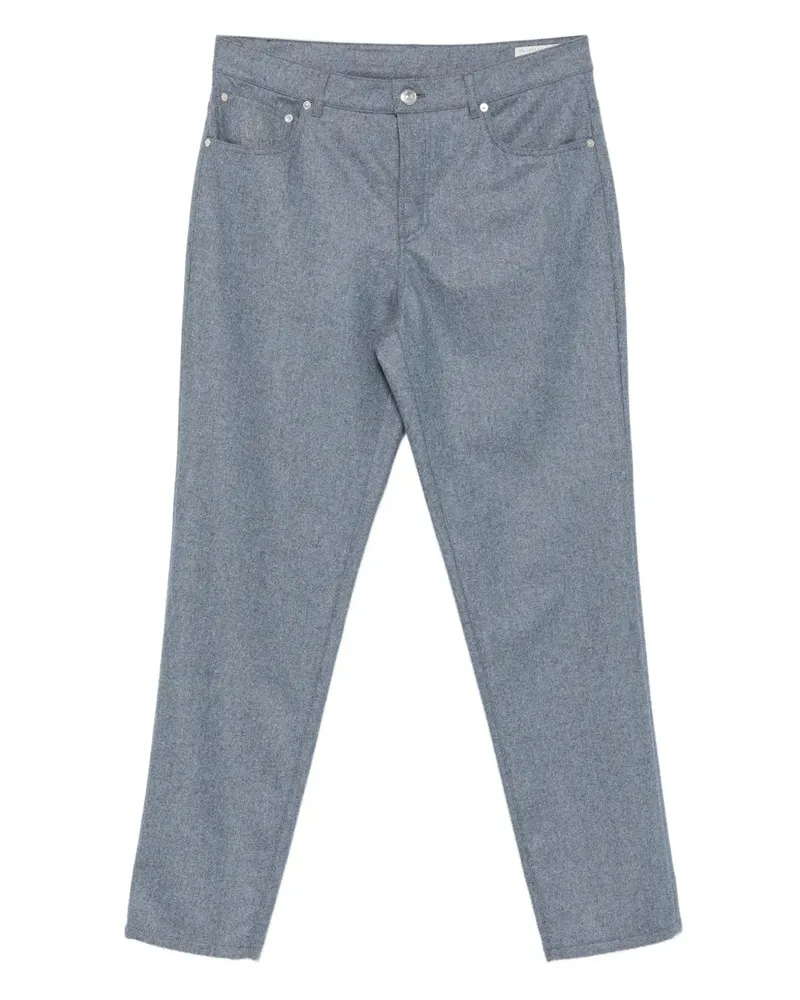 Brunello Cucinelli Hose mit geradem Bein - Blau Blau