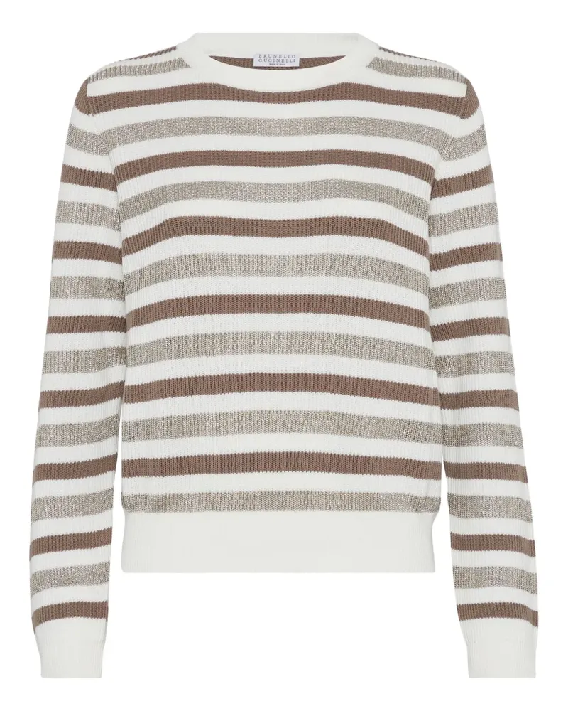 Brunello Cucinelli Klassischer Pullover - Nude Nude