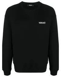 Versace Sweatshirt mit  Hills-Print Schwarz