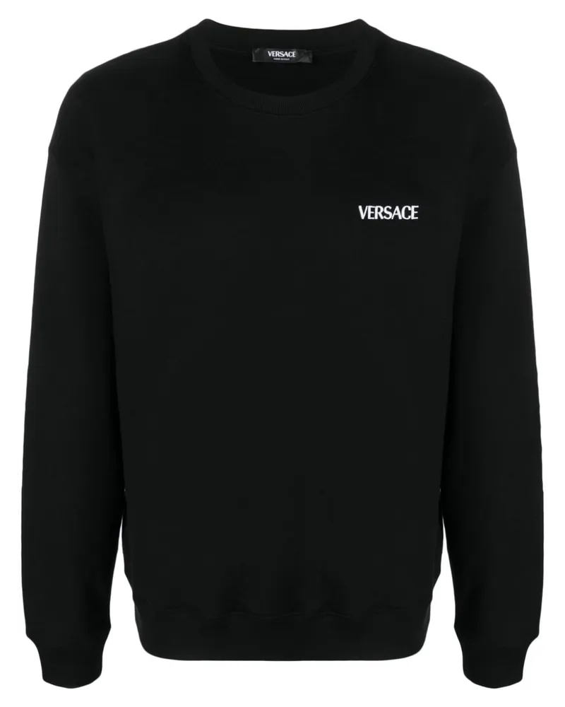 Versace Sweatshirt mit  Hills-Print Schwarz