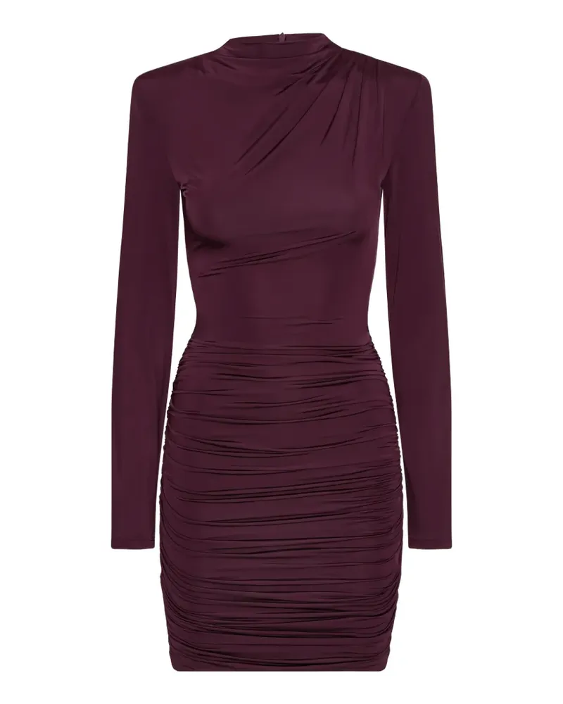 ROTATE Birger Christensen Drapiertes Minikleid - Violett Violett