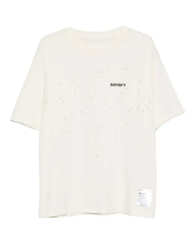 Satisfy crew-neck T-shirt - Weiß Weiß