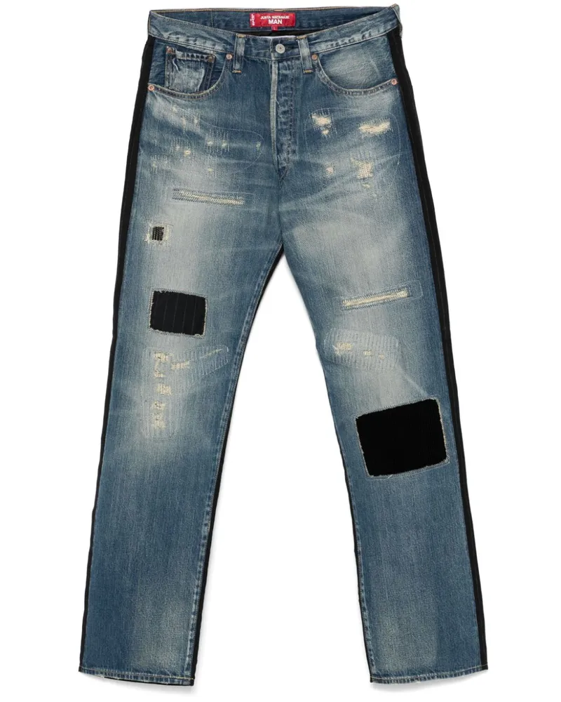 Junya Watanabe Jeans im Patchwork-Look - Blau Blau