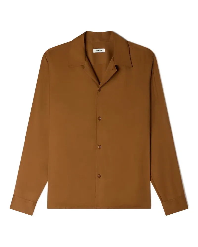 Sandro Hemd mit Kragen - Braun Braun