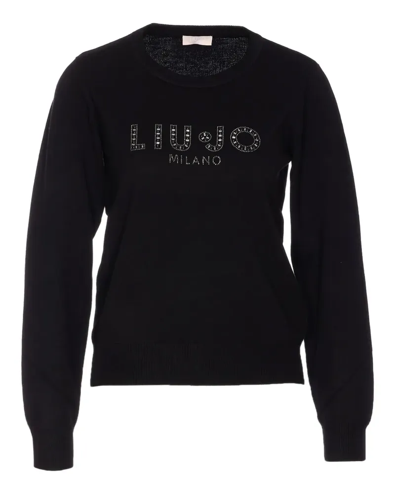 Liu Jo Verzierter Pullover - Schwarz Schwarz