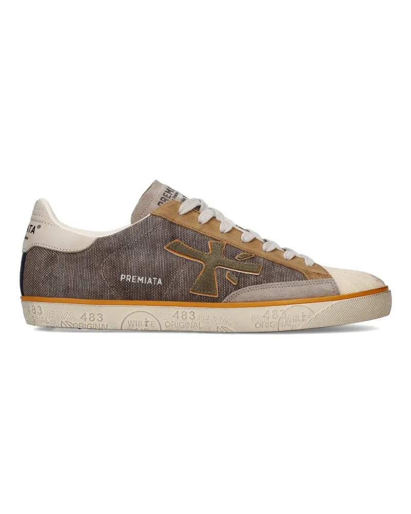 Premiata Steven 8051 panelled sneakers - Braun Braun