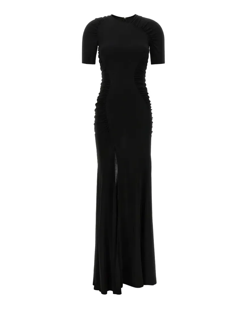 Victoria Beckham Curling ruched-detail maxi dress - Schwarz Schwarz