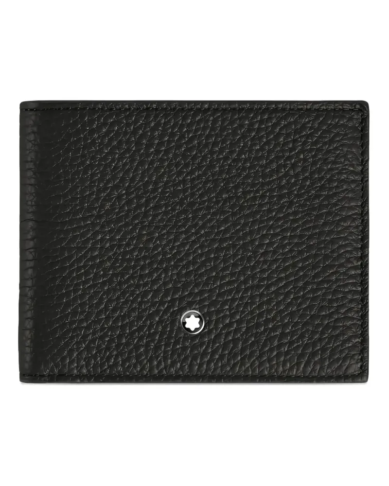 Montblanc Portemonnaie aus strukturiertem Leder - Schwarz Schwarz