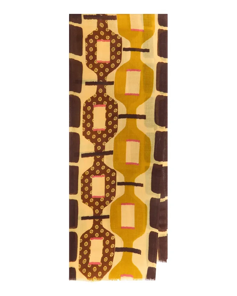 Maliparmi Schal mit geometrischem Muster - Gelb Gelb