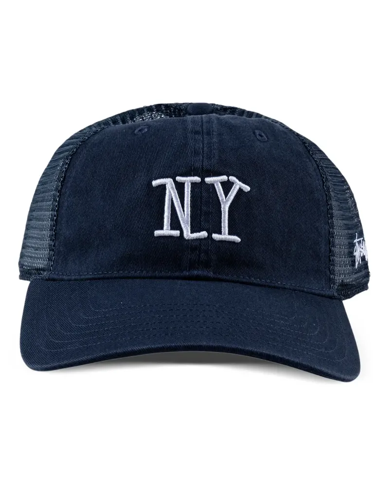 Stüssy New York Chapter embroidered cap - Blau Blau