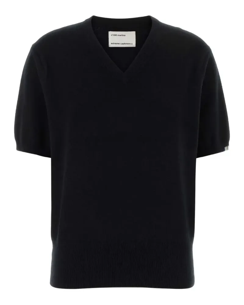 extreme cashmere n°490 Martina T-Shirt - Schwarz Schwarz