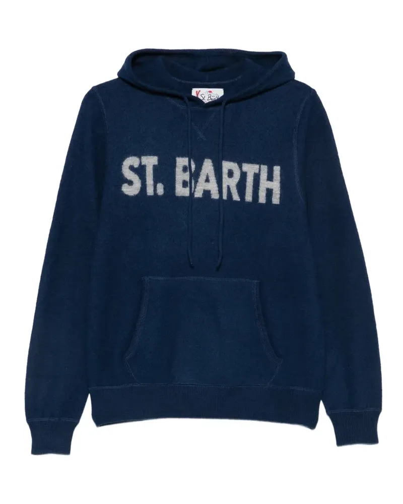 MC2 Saint Barth Jake Hoodie mit Kordelzug - Blau Blau